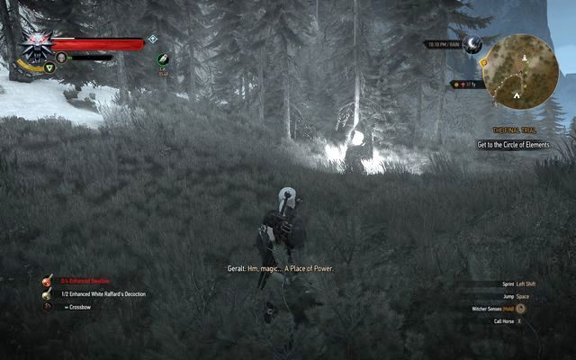 Miejsce Mocy przy ścieżce do góry - Wiedźmin 3 Dziki Gon: Najbrzydszy człowiek na świecie (Ugly Baby) - solucja - Wiedźmin 3 Dziki Gon - poradnik do gry