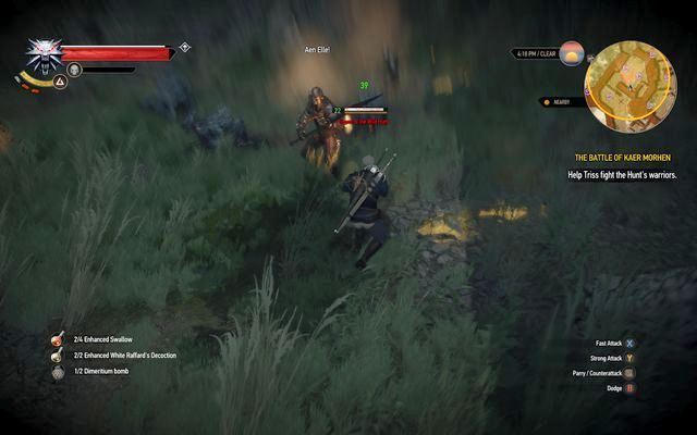 Pokonaj pozostałych przeciwników na dziedzińcu - Wiedźmin 3 Dziki Gon: Bitwa w Kaer Morhen (The Battle of Kaer Morhen) - solucja - Wiedźmin 3 Dziki Gon - poradnik do gry