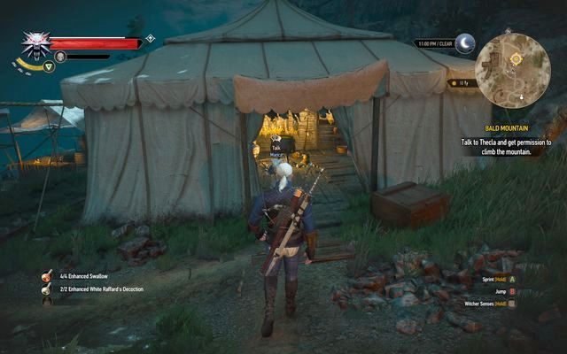 Namiot Tekli - Wiedźmin 3 Dziki Gon: Łysa Góra (Bald Mountain) - solucja, opis przejścia - Wiedźmin 3 Dziki Gon - poradnik do gry