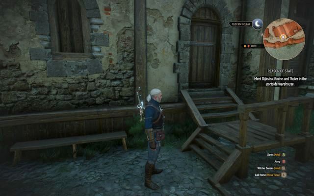 Wejście do magazynu spiskowców - Wiedźmin 3 Dziki Gon: Ostatnie przygotowania (Final Preparations) - solucja - Wiedźmin 3 Dziki Gon - poradnik do gry