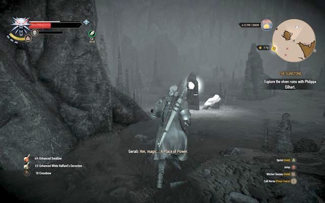 Miejsce Mocy w podziemnych ruinach - Wiedźmin 3 Dziki Gon: Przygotowania do bitwy (Battle Preparations) - solucja - Wiedźmin 3 Dziki Gon - poradnik do gry