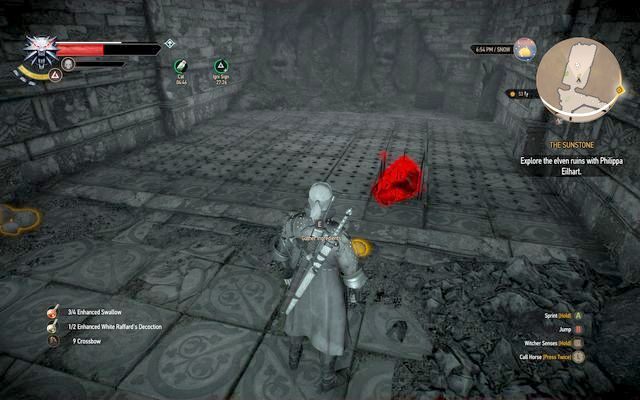 Ukryty skarb - zabierz klucz z trupa i przedostań się na drugą stronę - Wiedźmin 3 Dziki Gon: Przygotowania do bitwy (Battle Preparations) - solucja - Wiedźmin 3 Dziki Gon - poradnik do gry