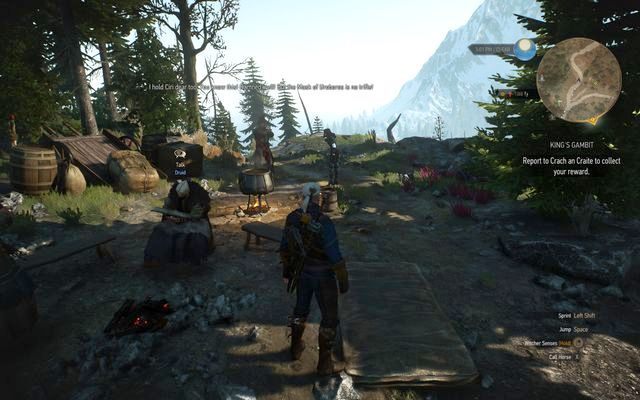 Spotkaj się z Yennefer w obozie druidów - Wiedźmin 3 Dziki Gon: Echa przeszłości (Echoes of the Past) - główne zadanie | Kaer Trolde | Wiedźmin - Wiedźmin 3 Dziki Gon - poradnik do gry