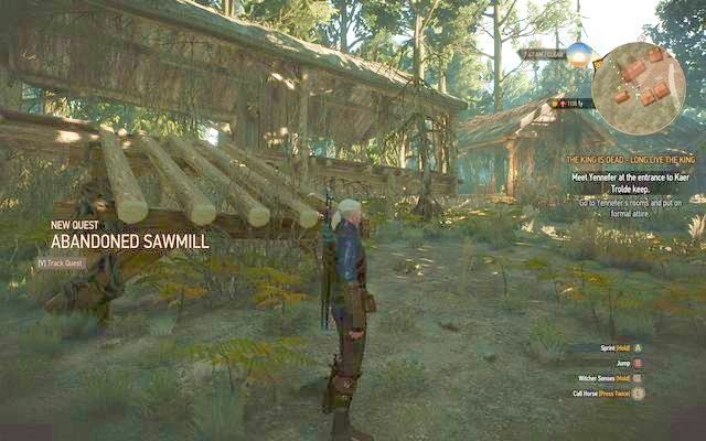 Opuszczony tartak - Wiedźmin 3 Dziki Gon: Poboczne zadania | Kaer Trolde | Wiedźmin 3 Dziki Gon - Wiedźmin 3 Dziki Gon - poradnik do gry