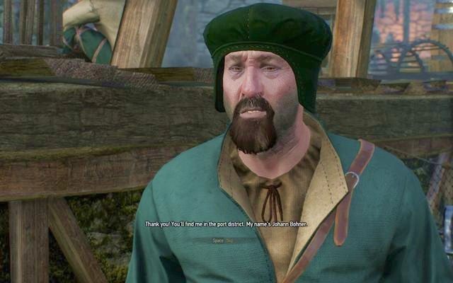 Porozmawiaj z mieszkańcem ubranym na zielono w dokach - Wiedźmin 3 Dziki Gon: Poboczne zadania | Kaer Trolde | Wiedźmin 3 Dziki Gon - Wiedźmin 3 Dziki Gon - poradnik do gry