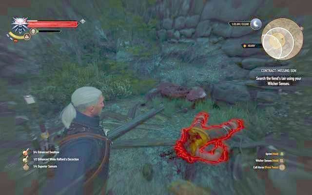 Ciało zaginionego syna Odhena - Wiedźmin 3 Dziki Gon: Zlecenia wiedźmińskie | Kaer Trolde | Wiedźmin 3 Dziki Gon - Wiedźmin 3 Dziki Gon - poradnik do gry
