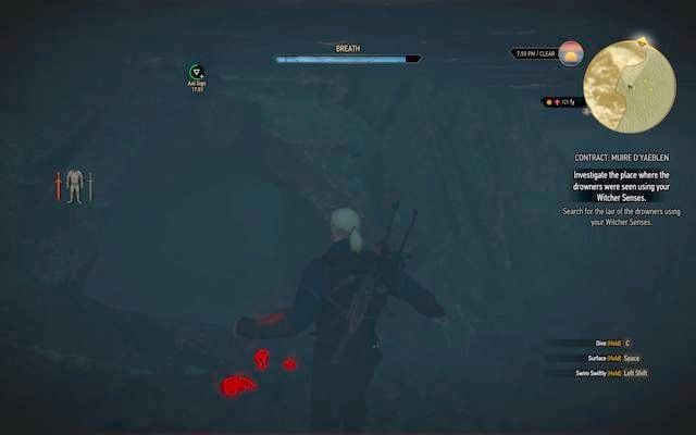 Podwodny tunel prowadzący do jaskini - Wiedźmin 3 Dziki Gon: Zlecenia wiedźmińskie | Kaer Trolde | Wiedźmin 3 Dziki Gon - Wiedźmin 3 Dziki Gon - poradnik do gry