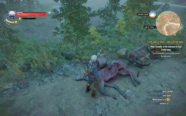 Przeszukaj zwłoki przy drodze - Wiedźmin 3 Dziki Gon: Poszukiwania skarbów | Kaer Trolde | Wiedźmin 3 Dziki Gon - Wiedźmin 3 Dziki Gon - poradnik do gry