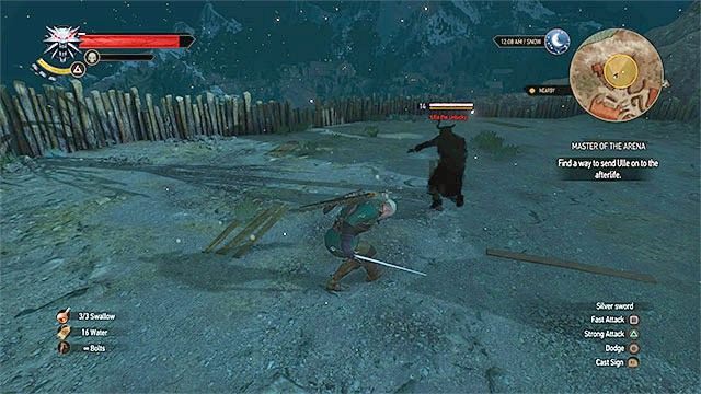 Nie atakuj ducha podczas drugiego starcia na arenie - Wiedźmin 3 Dziki Gon: Poboczne zadania | Spikeroog | Wiedźmin 3 Dziki Gon - Wiedźmin 3 Dziki Gon - poradnik do gry