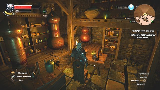 Ze szkatułki na stoliku zabierz klucz. - Wiedźmin 3 Dziki Gon: Poboczne zadania | An Skellig | Wiedźmin 3 Dziki Gon - Wiedźmin 3 Dziki Gon - poradnik do gry