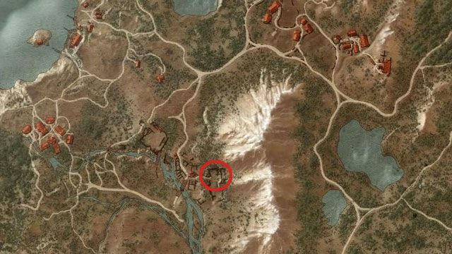 Ze wsi Boxholm w północnej części obszaru Kaer Muire prowadzi droga na wschód do ruin wioski - Wiedźmin 3 Dziki Gon: Rynsztunek szkoły gryfa - Mistrzowski - Wiedźmin 3 Dziki Gon - poradnik do gry