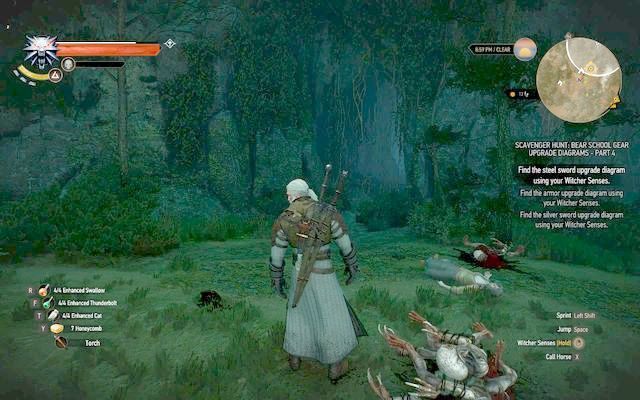 Wejście do jaskini niedźwiedzia - Wiedźmin 3 Dziki Gon: Rynsztunek szkoły niedźwiedzia - Mistrzowski - Wiedźmin 3 Dziki Gon - poradnik do gry