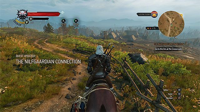 Do Północnych Królestw Geralt dociera dopiero po ukończeniu początkowych zadań w Białym Sadzie - Wiedźmin 3 Dziki Gon: Eksploracja - podstawowe informacje - Wiedźmin 3 Dziki Gon - poradnik do gry