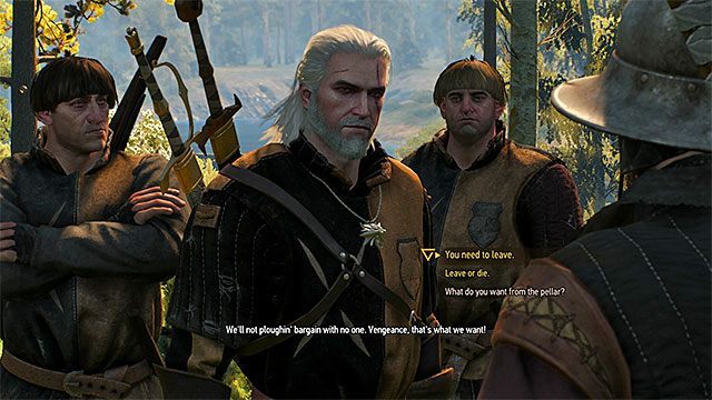 Znak Aksji (Axii) funkcjonuje jak perswazja z innych gier RPG - Wiedźmin 3 Dziki Gon: NPC - spotkania z postaciami niezależnymi - Wiedźmin 3 Dziki Gon - poradnik do gry