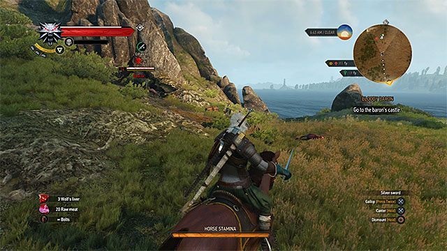 Staraj się na odległość ocenić czy zbadanie danej lokacji jest bezpieczne (tzn. czy nie pilnują jej bardzo silne potwory) - Wiedźmin 3 Dziki Gon: Opcjonalne lokacje (pytajniki na mapie) - eksploracja - Wiedźmin 3 Dziki Gon - poradnik do gry