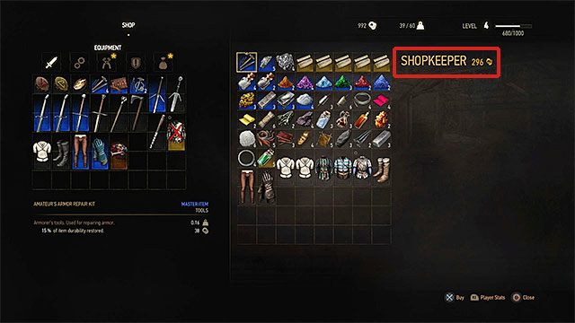 Gra zawsze informuje iloma sztukami złota dysponuje dany handlarz - Wiedźmin 3 Dziki Gon: Handlarze - Wiedźmin 3 Dziki Gon - poradnik do gry