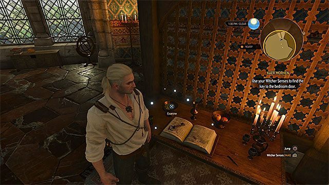 Zabierz klucz i wyjdź z sypialni - Wiedźmin 3 Dziki Gon: Kaer Morhen, Prolog - solucja, opis przejścia - Wiedźmin 3 Dziki Gon - poradnik do gry