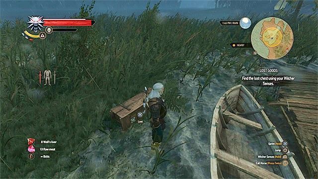 Skrzynię odnajdziesz przy brzegu - Wiedźmin 3 Dziki Gon: Karczma na Rozstajach, Poszukiwania skarbów - lista - Wiedźmin 3 Dziki Gon - poradnik do gry