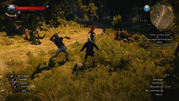 Od teraz nasi nieprzyjaciele walczą zdecydowanie lepiej - częściej blokują i kontrują ataki Geralta, a nawet nauczyli się od niego kilku sztuczek - Wiedźmin 3 Dziki Gon: Skilled Humans - mod, jak zainstalować? - Wiedźmin 3 Dziki Gon - poradnik do gry