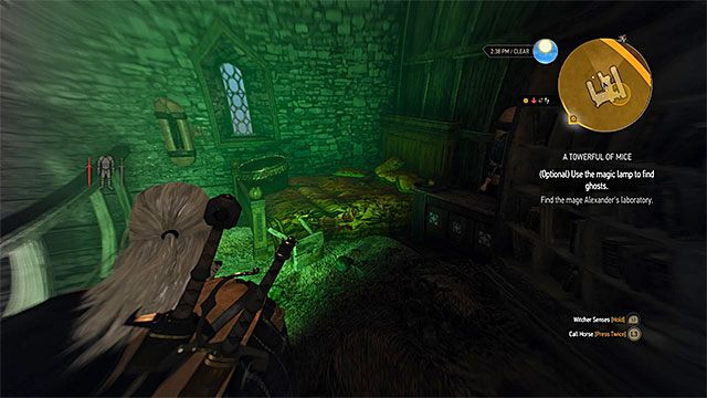 Skorzystaj z dźwigni na ścianie żeby odsłonić tajne przejście do laboratorium - Wiedźmin 3 Dziki Gon: Wieś Podgaje, Poboczne zadania - lista, solucja - Wiedźmin 3 Dziki Gon - poradnik do gry