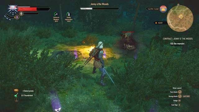 Do pokonania Leśnicy użyj znaku Yrden oraz srebrnego miecza. - Wiedźmin 3 Dziki Gon: Wieś Podgaje, Zlecenia wiedźmińskie - lista, solucja - Wiedźmin 3 Dziki Gon - poradnik do gry