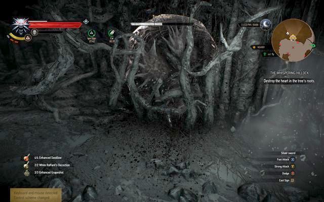 Duch w drzewie - serce - Wiedźmin 3 Dziki Gon: Panie Lasu (Ladies of the Wood) - solucja - Wiedźmin 3 Dziki Gon - poradnik do gry