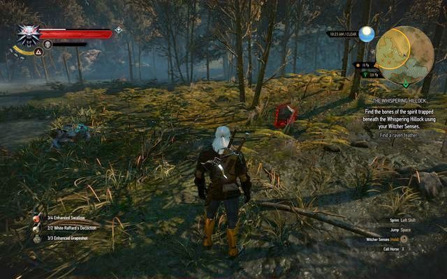 Grób wskazany przez ducha z drzewa - Wiedźmin 3 Dziki Gon: Krzywuchowe Moczary, Poboczne zadania - solucja - Wiedźmin 3 Dziki Gon - poradnik do gry