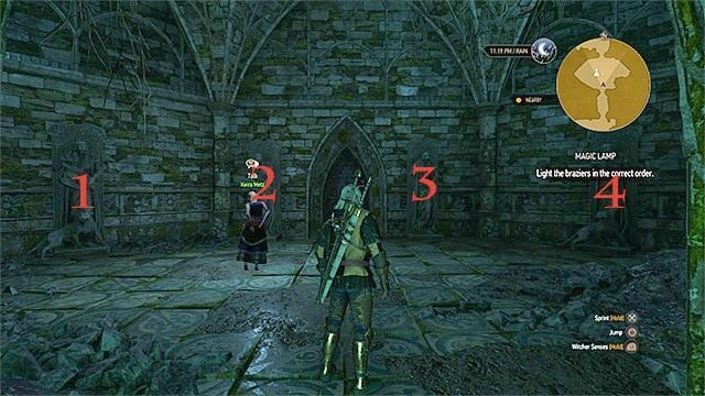 Zadanie to możesz odblokować podczas zaliczania głównego questu Po omacku (Wandering in the Dark), czyli tego, który jest związany ze zbadaniem kryjówki maga w towarzystwie Keiry Metz (M10,6) - Wiedźmin 3 Dziki Gon: Kłomnica, Poboczne zadania - lista, solucja - Wiedźmin 3 Dziki Gon - poradnik do gry