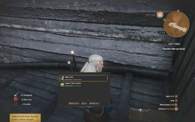 Notatnik i diagram ukryte w skrzyni w statku - Wiedźmin 3 Dziki Gon: Zamurze Novigradu, Poszukiwania skarbów - lista, solucja - Wiedźmin 3 Dziki Gon - poradnik do gry