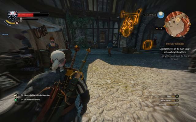 Złodziej zaprowadzi cię do Zgniłego Gaju lub zwabi w pułapkę - Wiedźmin 3 Dziki Gon: Stosy Novigradu (Pyres of Novigrad) - solucja - Wiedźmin 3 Dziki Gon - poradnik do gry