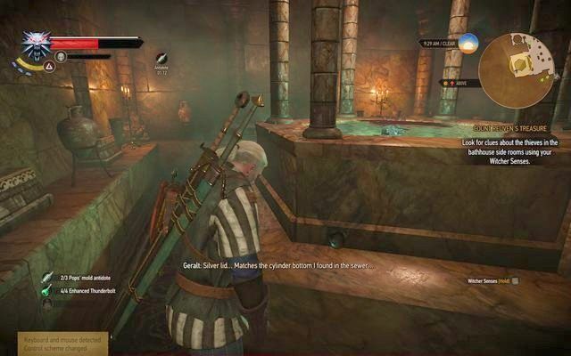Sprawdź drugie kąpielisko szukając poszlak - Wiedźmin 3 Dziki Gon: Skarb Hrabiego Reuvena (Count Reuven Treasure) - solucja - Wiedźmin 3 Dziki Gon - poradnik do gry