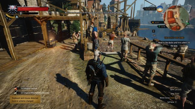 Walki w porcie - wygraj, aby załatwić darmową ochronę - Wiedźmin 3 Dziki Gon: Niech żyje sztuka (The Plays The Thing) - solucja - Wiedźmin 3 Dziki Gon - poradnik do gry