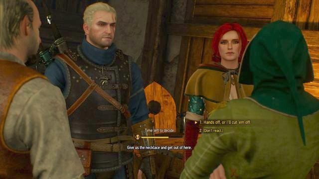Wstaw się za Triss lub pozwól jej oddać naszyjnik - Wiedźmin 3 Dziki Gon: Teraz albo nigdy (Now or Never) - solucja - Wiedźmin 3 Dziki Gon - poradnik do gry