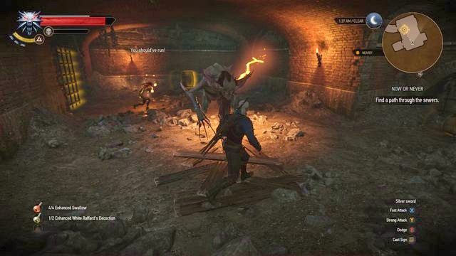 Katakan w kanałąch - Wiedźmin 3 Dziki Gon: Teraz albo nigdy (Now or Never) - solucja - Wiedźmin 3 Dziki Gon - poradnik do gry