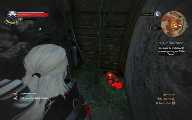 Flakonik perfum w zaułku Kuternogi Katarzyny - Wiedźmin 3 Dziki Gon: Wolne Miasto Novigrad, Zlecenia wiedźmińskie - lista - Wiedźmin 3 Dziki Gon - poradnik do gry