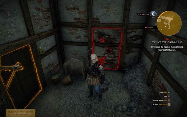 Przejście za ukrytą ścianką w piwnicy - Wiedźmin 3 Dziki Gon: Wolne Miasto Novigrad, Zlecenia wiedźmińskie - lista - Wiedźmin 3 Dziki Gon - poradnik do gry