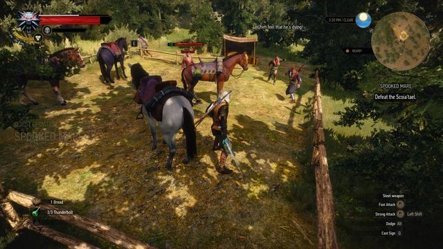 Pokonaj Scoiatael i zabierz siwego konia. - Wiedźmin 3 Dziki Gon: Oxenfurt, Poboczne zadania - lista, solucja - Wiedźmin 3 Dziki Gon - poradnik do gry