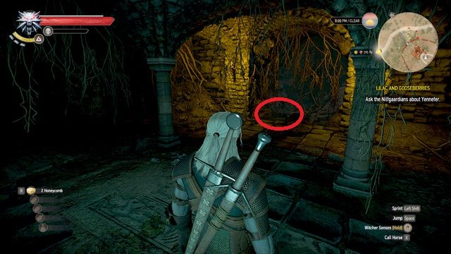 Podejdź do krypty i zniszcz jej drewniane drzwi np - Wiedźmin 3 Dziki Gon: Rynsztunek szkoły żmii - Wiedźmin 3 Dziki Gon - poradnik do gry