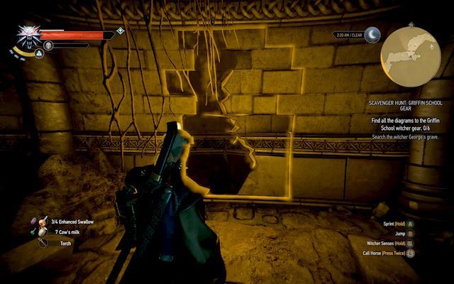 Ściana do przebicia - Wiedźmin 3 Dziki Gon: Rynsztunek szkoły gryfa - Podstawowy - Wiedźmin 3 Dziki Gon - poradnik do gry