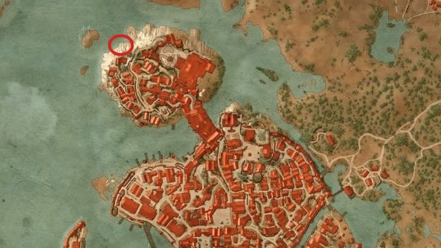 Zestaw podstawowych pancerzy szkoły kota został ukryty pod wyspą świątynną w Novigradzie - Wiedźmin 3 Dziki Gon: Rynsztunek szkoły kota - Podstawowy - Wiedźmin 3 Dziki Gon - poradnik do gry