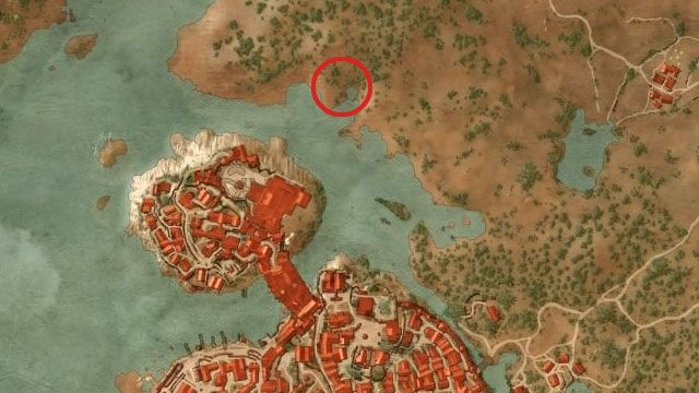 Na północny wschód od Novigradu znajduje się mała grota zamieszkiwana przez golema (poziom 19) o nazwie Pieczara (Cavern) - Wiedźmin 3 Dziki Gon: Rynsztunek szkoły kota - Wyśmienity - Wiedźmin 3 Dziki Gon - poradnik do gry