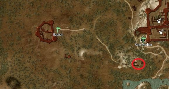 Na wschód od Bastionu znajdują się ruiny wieży sygnalizacyjnej - Wiedźmin 3 Dziki Gon: Rynsztunek Szkoły Wilka - Podstawowy (DLC) - Wiedźmin 3 Dziki Gon - poradnik do gry