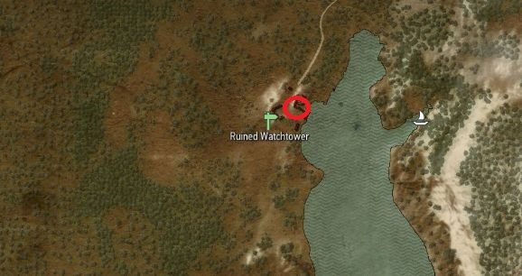 Ostatni diagram z podstawowego rynsztunku szkoły wilka, czyli miecz srebrny znajdziesz w starych ruinach Zrujnowana strażnica (Ruined Watchtower) na północny wschód od Kaer Morhen - Wiedźmin 3 Dziki Gon: Rynsztunek Szkoły Wilka - Podstawowy (DLC) - Wiedźmin 3 Dziki Gon - poradnik do gry