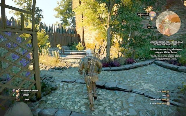 W celu zebrania pierwszego schematu musisz dostać się do Kasztelu Wrońce (Crows Perch) - Wiedźmin 3 Dziki Gon: Rynsztunek Szkoły Wilka - Ulepszony (DLC) - Wiedźmin 3 Dziki Gon - poradnik do gry