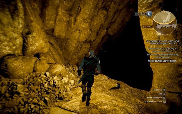 Zejście w grocie - Wiedźmin 3 Dziki Gon: Rynsztunek Szkoły Wilka - Ulepszony (DLC) - Wiedźmin 3 Dziki Gon - poradnik do gry
