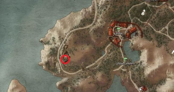 Na wyspie Hindarsfjall, na zachód od wioski Lofoten znajdują się ruiny - Wiedźmin 3 Dziki Gon: Rynsztunek Szkoły Wilka - Wyśmienity (DLC) - Wiedźmin 3 Dziki Gon - poradnik do gry