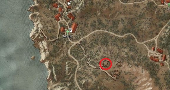 Na południowy zachód od wioski Arinbjorn znajduje się na wzgórzu niewielka piwnica - Wiedźmin 3 Dziki Gon: Rynsztunek Szkoły Wilka - Wyśmienity (DLC) - Wiedźmin 3 Dziki Gon - poradnik do gry