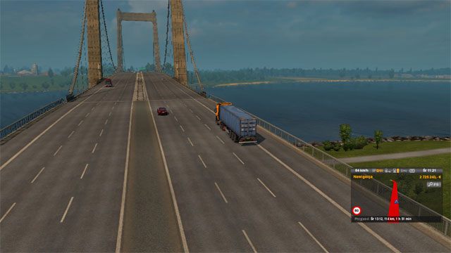 W szczególności we wschodniej, wyspowej części kraju pełno tu imponujących mostów w ramach autostrady - Dania | Charakterystyka dróg państw w Euro Truck Simulator 2 Skandynawia - Euro Truck Simulator 2: Skandynawia - poradnik do gry