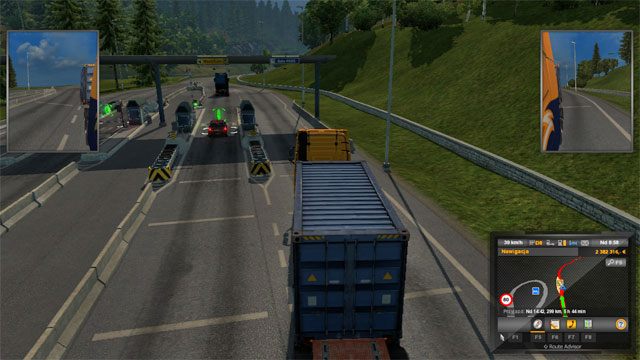 Co ciekawe pomimo, że jakość dróg nie powala co jakiś natrafisz na bramki do płacenia za przejazd - Norwegia | Charakterystyka dróg państw w Euro Truck Simulator 2 Skandynawia - Euro Truck Simulator 2: Skandynawia - poradnik do gry