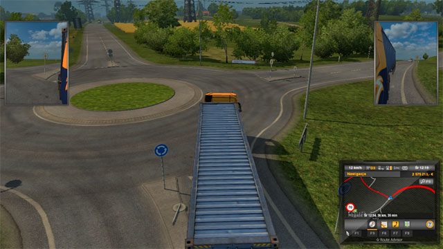 To miasteczko z wąskimi ulicami wraz z kilkoma rondami i fotoradarem na wjeździe od wschodu - Dania | Miasta w Euro Truck Simulator 2 Skandynawia - Euro Truck Simulator 2: Skandynawia - poradnik do gry